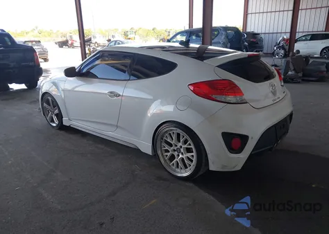 2013 Hyundai Veloster Turbo W/Black z USA, uszkodzony, nr VIN KMHTC6AE5DU154053